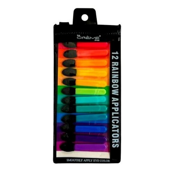 𝅺THE Creme Shop Rainbow Travel Size Applicators 12pcs - Picture 1 of 3